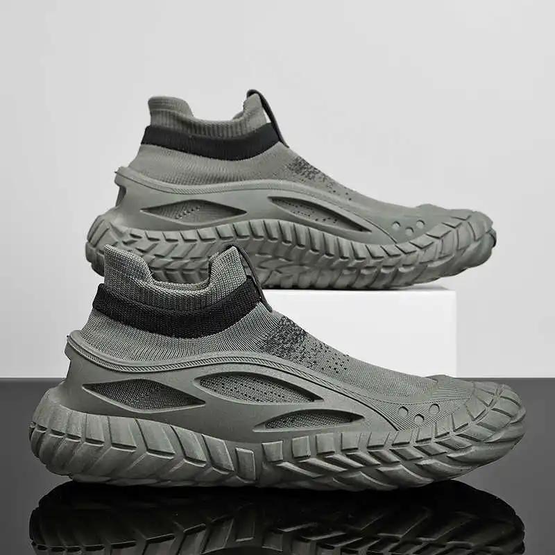 Fashion Fur Middleboots High Sports Shoes For Men Spring Brown Boot Sneakers Luxary Boty Out Daily Sneakeres Loafer'lar Choes