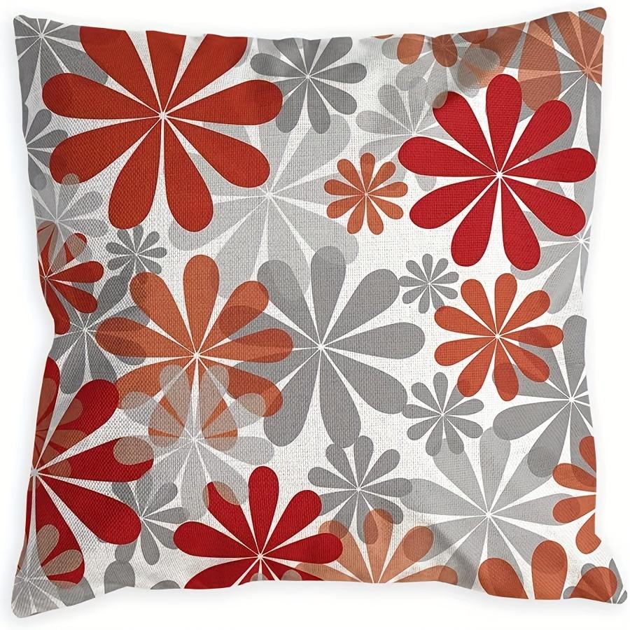 1/4Pcs Floral Patterned Pillowcases For Decorative Comfort Sofa Cushion Cover Home Bedroom Room Decoration