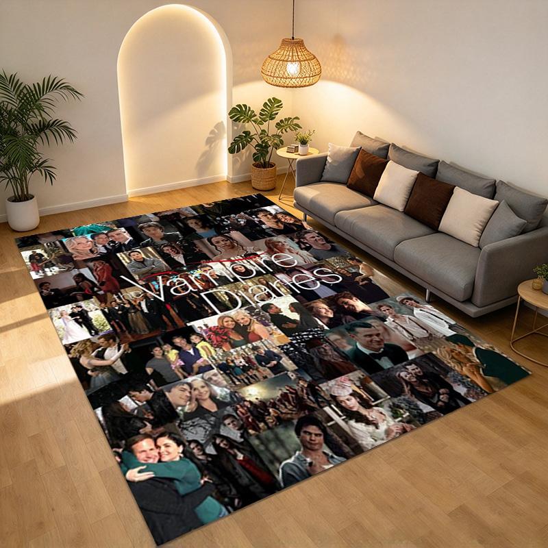 Vampire Diaries Living Room Nonslip Area Rug Soft Carpet For Bedroom Game Playroom Sofa Office Home Decor Doormat Christmas Gift C926543