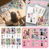 8 Pieces Of Witch Girl Group Stickers Hand Account Cutting Film Package Handmade Decorative Stickers