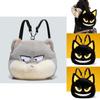 Small And Large Cat Plush Backpack For Children Girls Travel And School Accessories