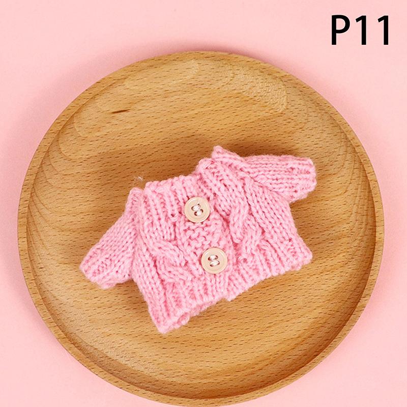 

Милий міні-плюшевий одяг, набір аксесуарів для ляльок Labubu Idol, в язаний светр, одяг, DIY, подарунок для дітей, дівчинки 11