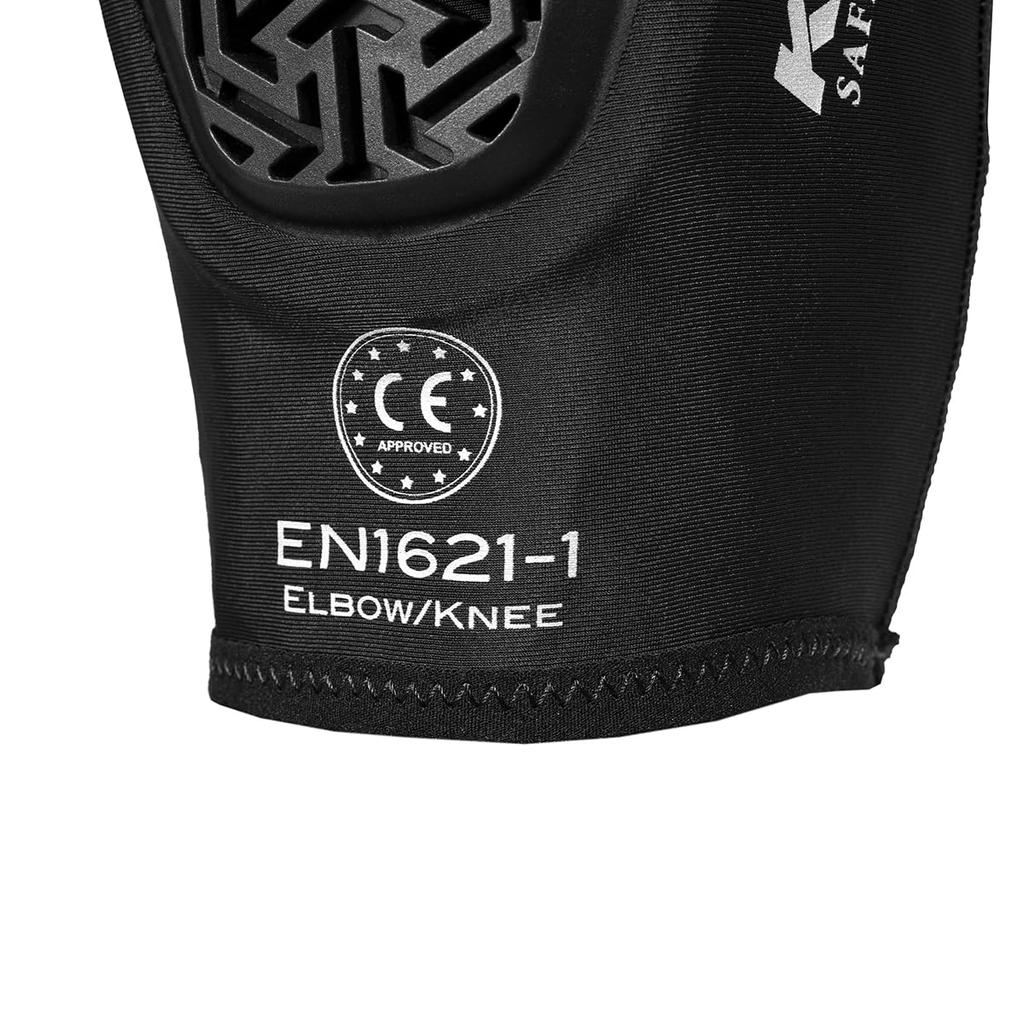 KOMINE Motorcycle Knee Protector Air Thru Knee Guard Enigma CE2 Standard Black M SK-846