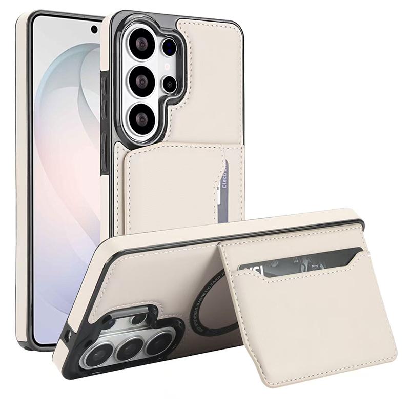For Samsung Galaxy S26Ultra S22 S24 S23 S25 Plus FE A16 A17 A26 A36 A56 A57 Multifunctional Card Slot Holder Magnetic Phone Case
