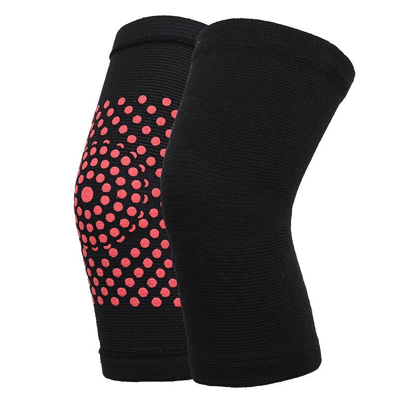 Self Heating Knee Brace 2Pcs Washable Warm Compression Non Slip Protector for Home Daily Knee Health Care