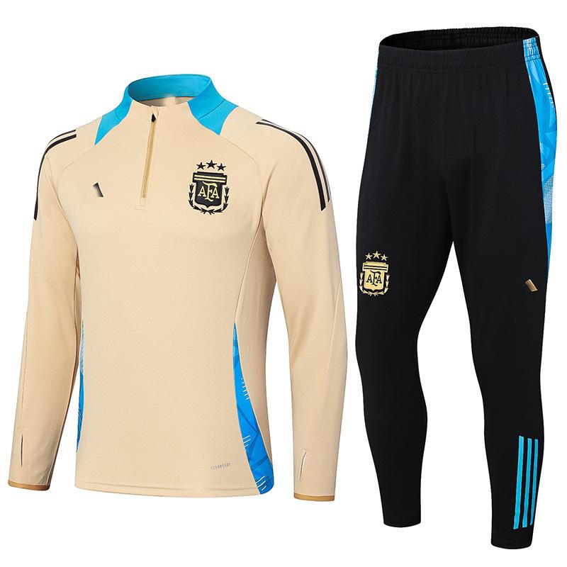 National Team Brazil France Germany England Argentina Portugal Italy Football Training Suit Long Sleeve Suit