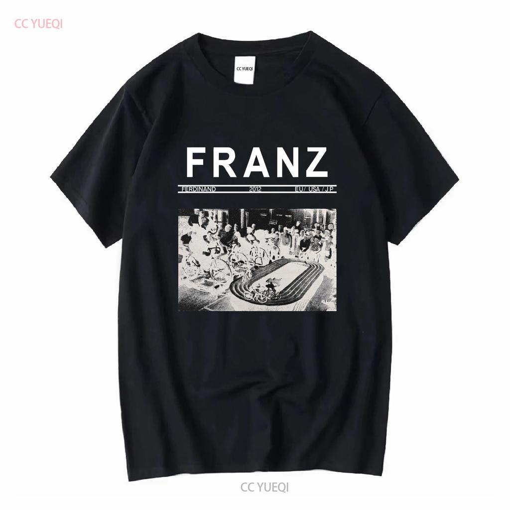 FRANZ FERDINAND 2012 Offizielles MEGA SELTENES EU USA JP T-Shirt Größe Medium Vintage Gewaschen Stilvoll homme Unisex Gestreckt Bequem