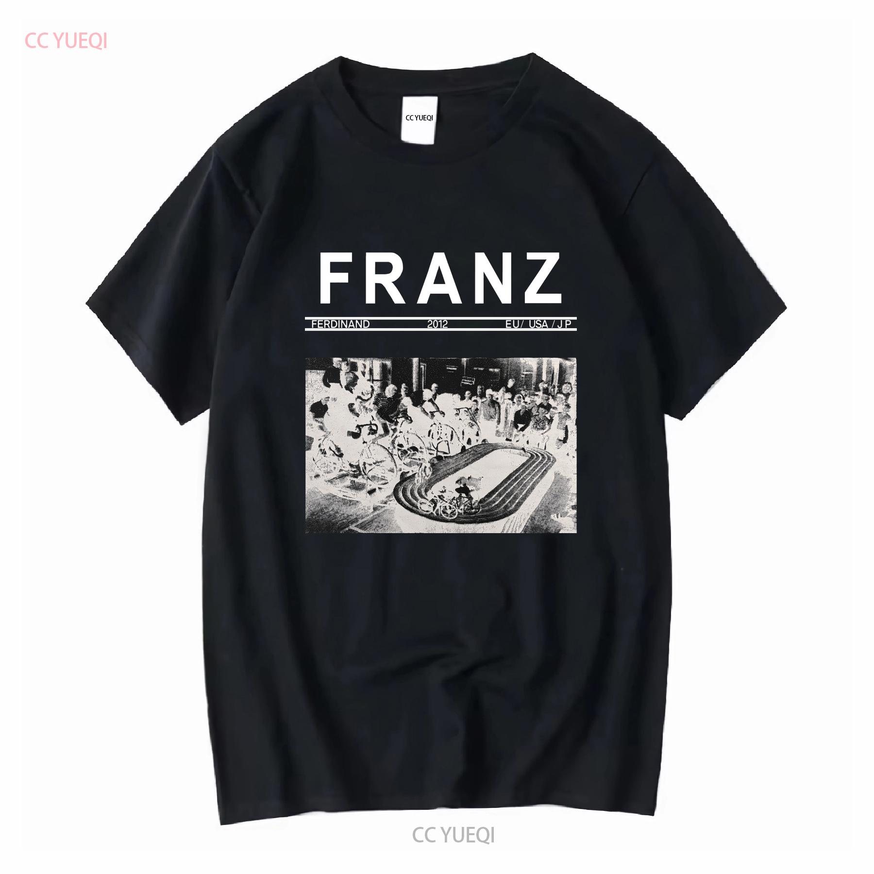 

FRANZ FERDINAND 2012 Official MEGA RARE EU USA JP T Shirt Sz Medium vintage Washed Stylish homme Unisex Stretched Comfortable 4XL