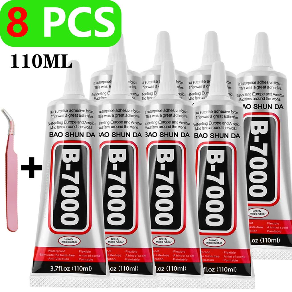 B7000/E8000 Universal Glue for Mobile Phones, Epoxy Resin Glue (Suitable for Metal, Plastic, Glass Screen Repair and Splicing) Waterproof a