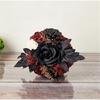 Halloween Wedding Bouquets with Pumpkin for Bride and Bridesmaids, Bridal Bouquets Wedding Bouquets with Ribbon