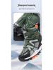 Children's Thickened High-Top Snow Boots for Boys - Warm, Cotton Lined, Cold-Proof Winter Shoes.