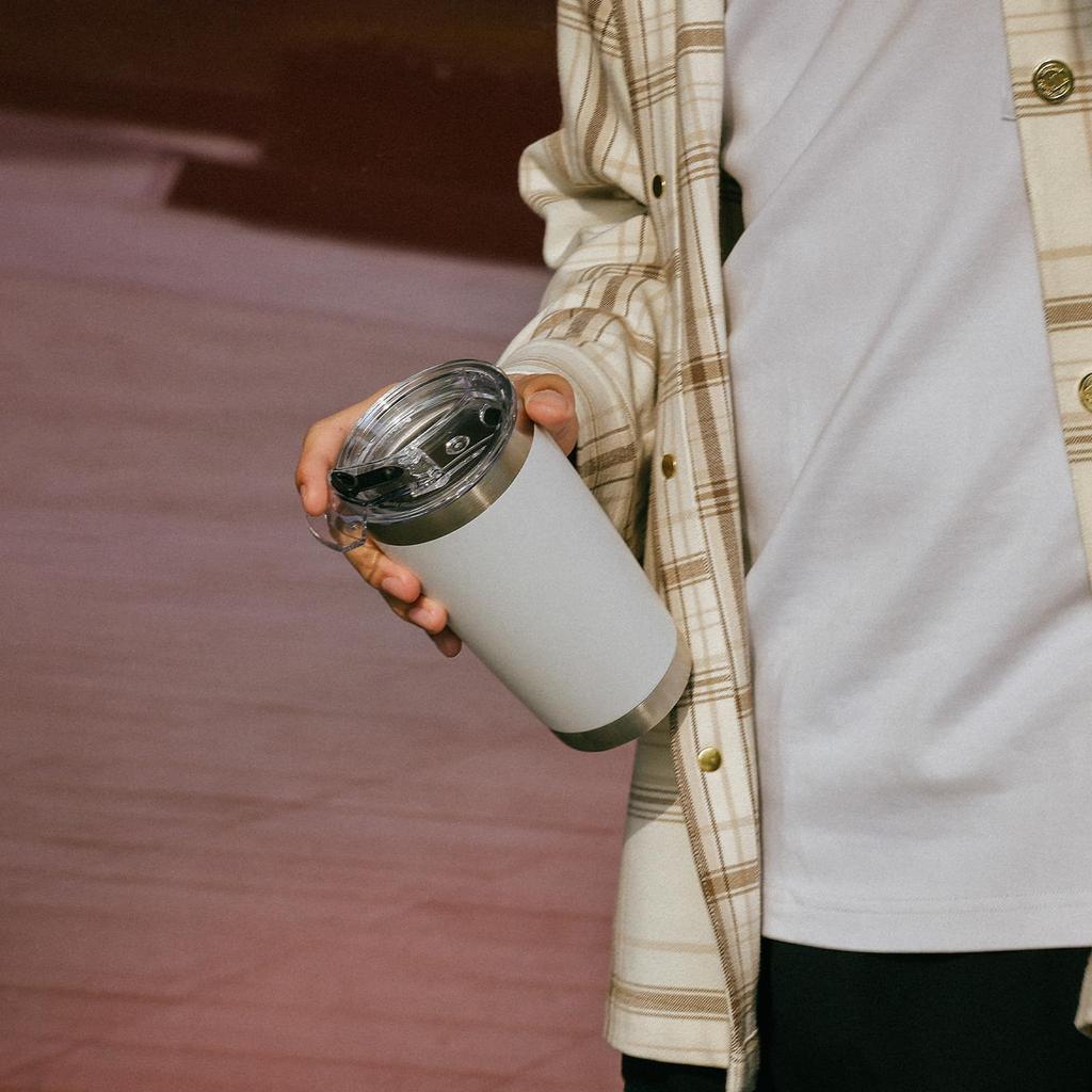 BOTTLEBOTTLE Tumbler with 600ml Large Capacity Water Stainless Steel Coffee Vacuum Keeps Drinks Hot or Includes Direct Drinking Lid, Overflow-Proof,