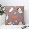 Halloween Cute Ghost Boo Pillowcase Printed Polyester Cushion Cover Gift Throw Pillow Case Cover Home Dropshipping 40*40Cm