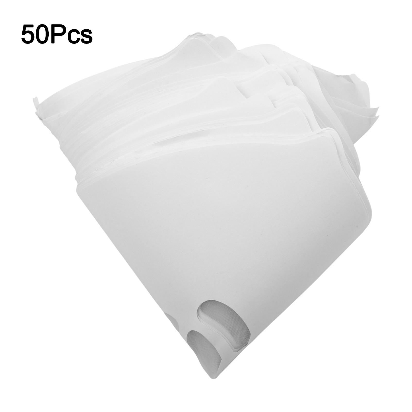 

50 Pack Paint Strainers PURE White Fine 190 Mesh Filter Tips White Nylon Mesh