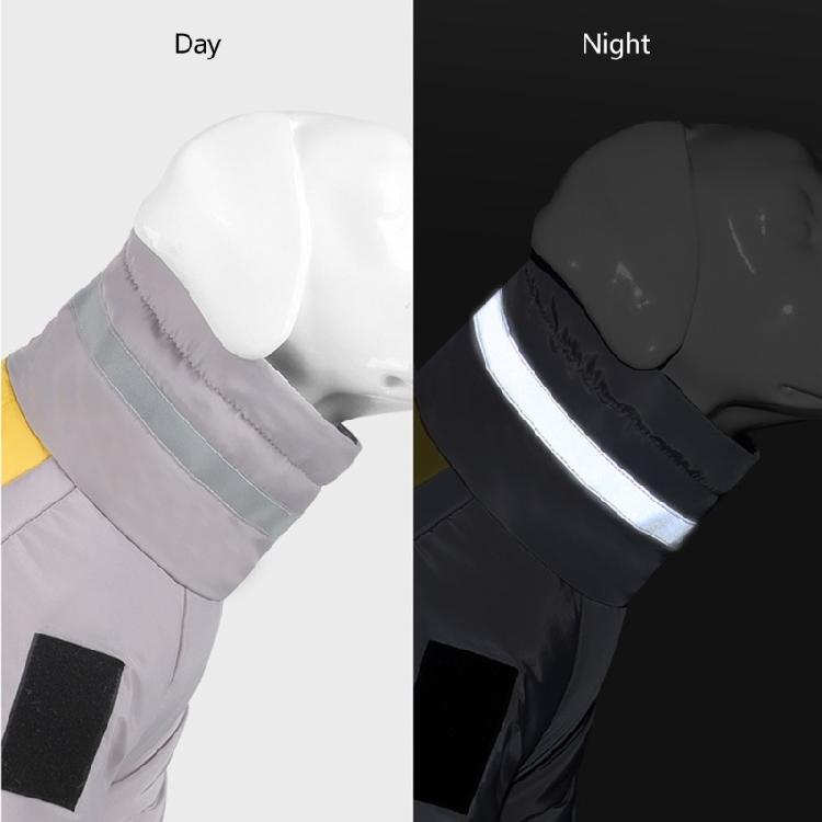 Winter Dog Coat Warm Turtleneck Dog Clothes Waterproof High Neck Jackets Vest