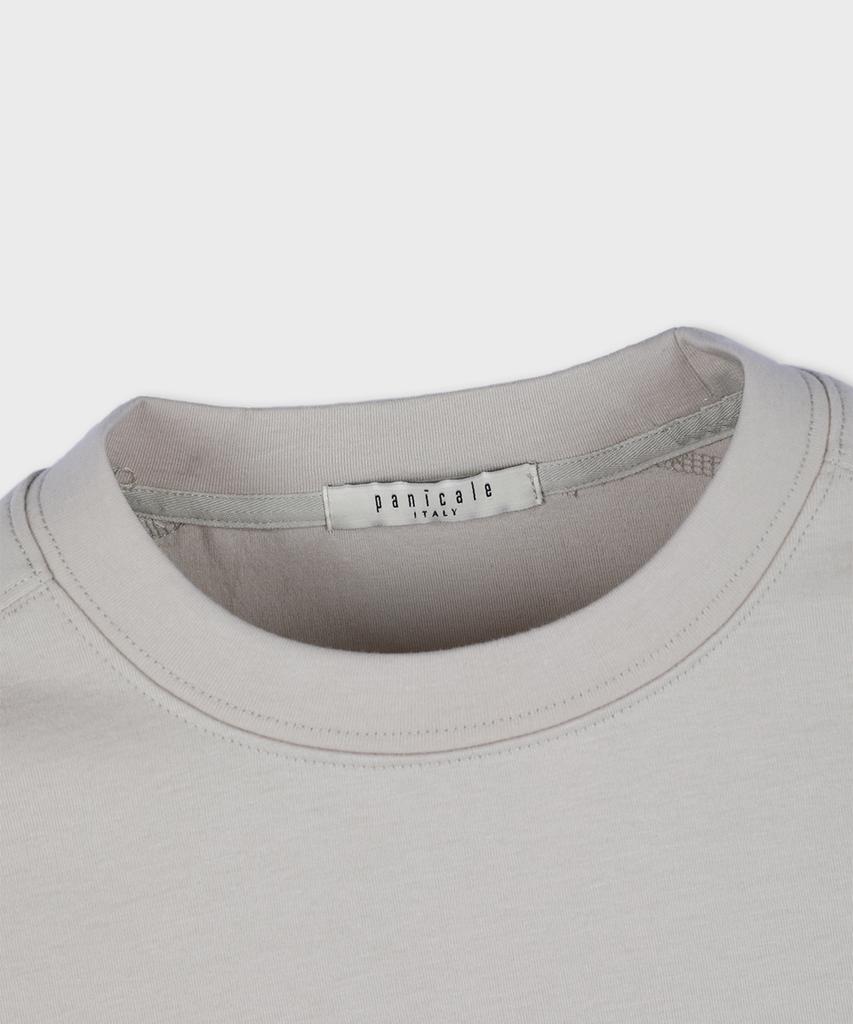 PANICALE Over-Shoulder Round Cotton T-Shirt 3 Colors