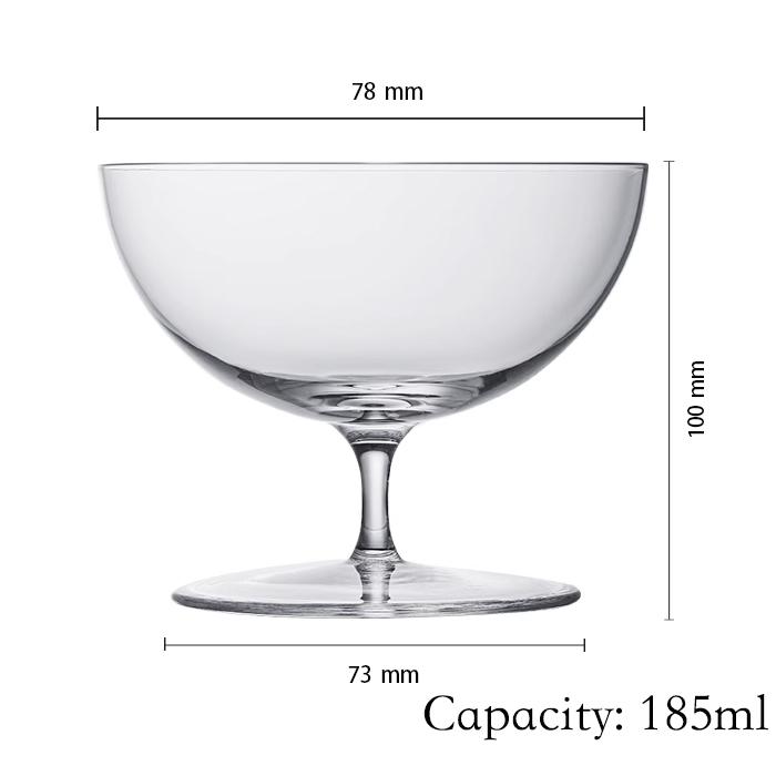 Cocktailglas mit langem Stiel, Champagner, Martini, Weingläser, 1 Stück