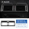 Carbon Fiber Style Interior Sticker for BMW X3 E83 2004-2010 AC CD Panel Cover Trim