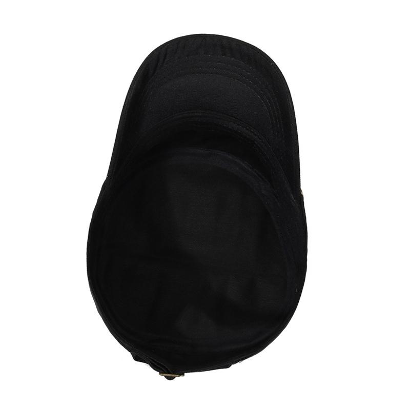 Flat Top Hat Men's Outdoor Sunshade Hat Outdoor Cap Middle-Aged Sunshade Hat