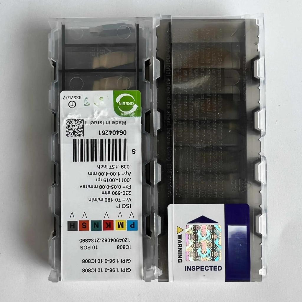 Original / GIPI1.96-0.10 IC808  /Industrial indexable Carbide Inserts 10 PCS