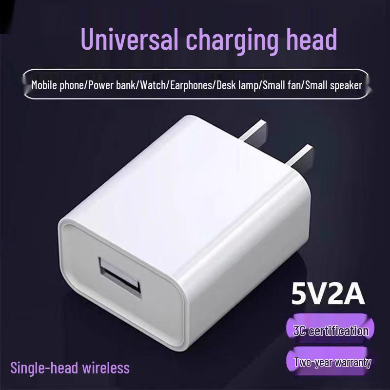 120W Universal Fast Charge 3C Certified USB-A Charger Set with Cable