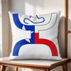 HHooey Brands Cushion Cover Natural Linen Organic Fabric DoubleSided Printing Couch Pillow Covers Home Decor