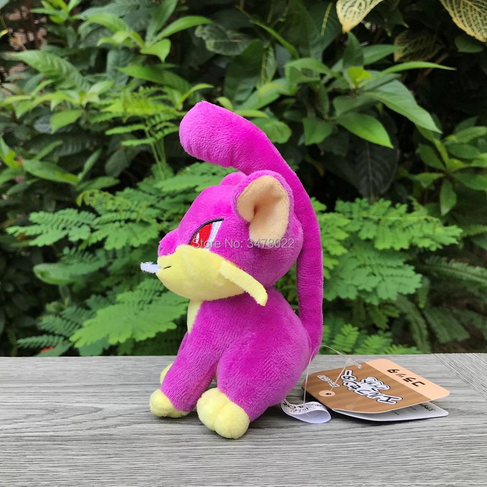 12Cm Fluffy Cuddly Great Beautiful  Fit Rattata Plushy Charming Padded Figures Animated Toon Huggable Toy Present
