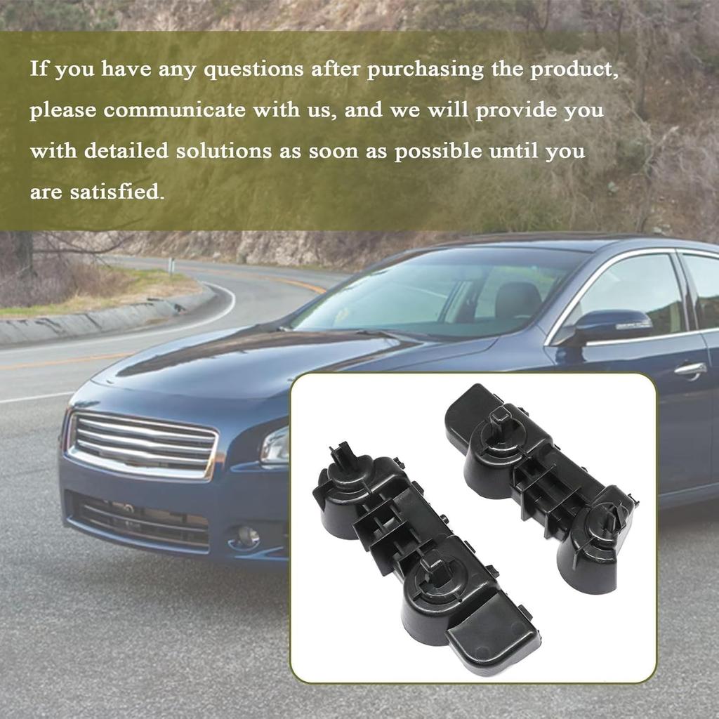 Priprilod Frontstoßstangenhalter Links&Rechts Kompatibel mit Nissan Maxima Kompatibel Mit Limousine 2009-2015# 62221-9N00A 62220-9N00A