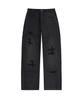 Pichibeullaeg Destroyed Damage Jeans (Washed Black)