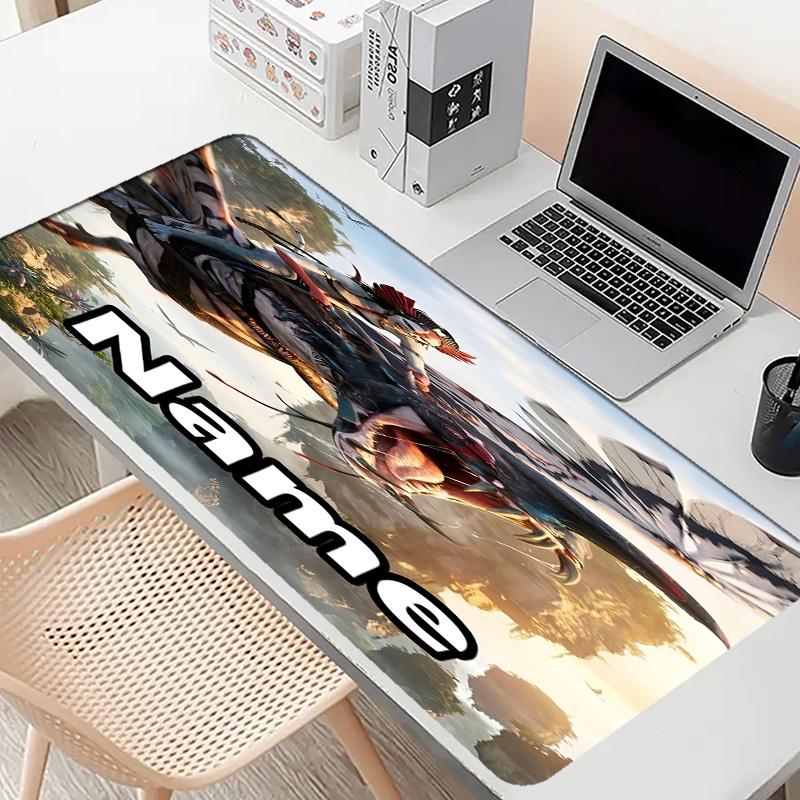 Kişiye Özel İsimli Avatar Desenli Mousepad, Dizüstü Bilgisayar Masa Matı, Ev İçin Dekoratif Masa Matı Klavye Pad Hediye