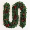 2.7m Christmas Garland with Pine Cones and Ornaments for Handrails and Banisters - In Stock