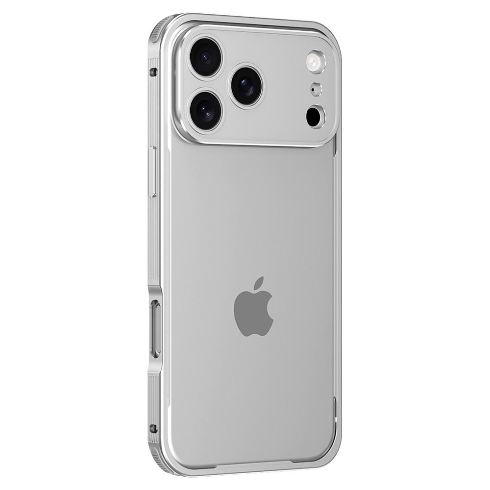 For iPhone 17 Pro Bumper Case Heat Dissipation Aluminium Alloy Phone Shell with Buckle/Camera Lid