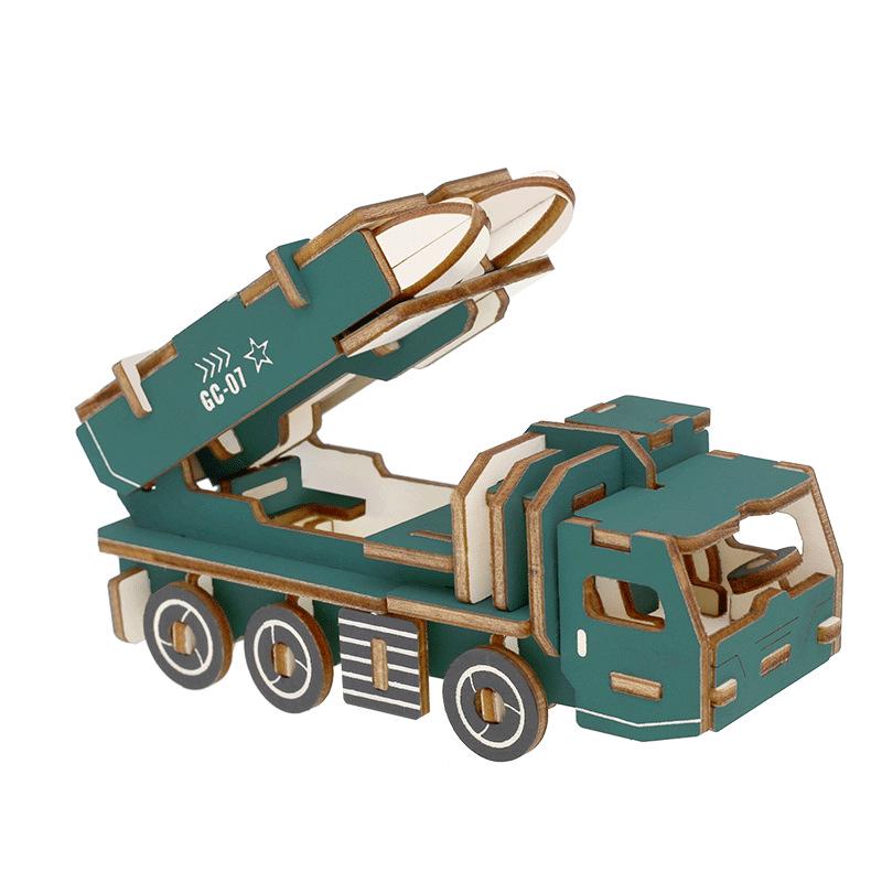 3D Holzpuzzle Modellspielzeug für Kinder ab 6 Jahren - Handgefertigtes Lernspielzeug