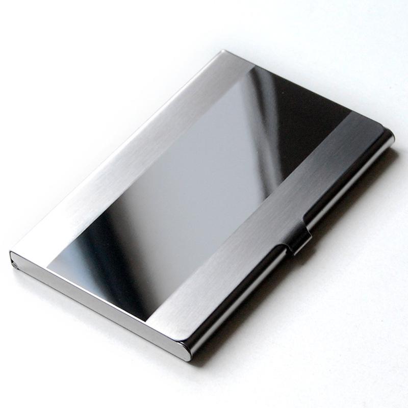Ultra-thin Stainless Steel Business Card Holder Case