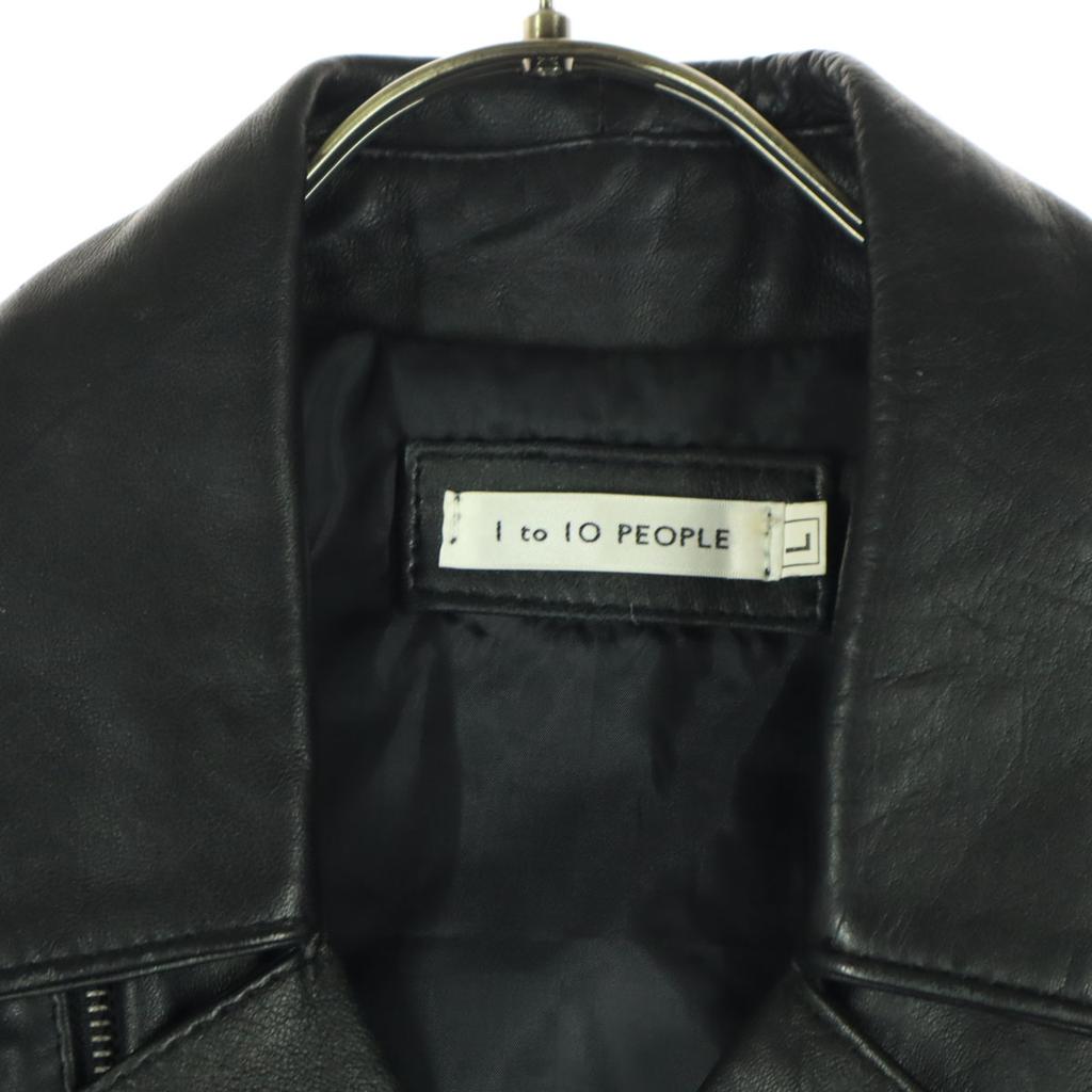 1 to 10 people Long sleeve leather Double riders jacket L Sheep leather Men's Used