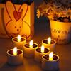 Outdoor-Ready LED Candle Waterproof Flameless Candle Solar Tealight  Home Decoration