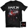 T-shirt officiel RAZOR cd cvr VIOLENT RESTITUTION XL New invaders shotgun justice Unisexe