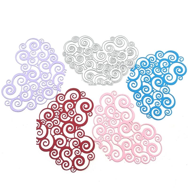 Metal Die Cuts Happy Valentine's Day Cutting Dies Cut Stencils for DIY Scrapbooking Paper Album Photo Decorations