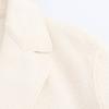 Womens Elegant Long Wool Blend Coat Loose Fit Tailored Collar Overcoat Winter