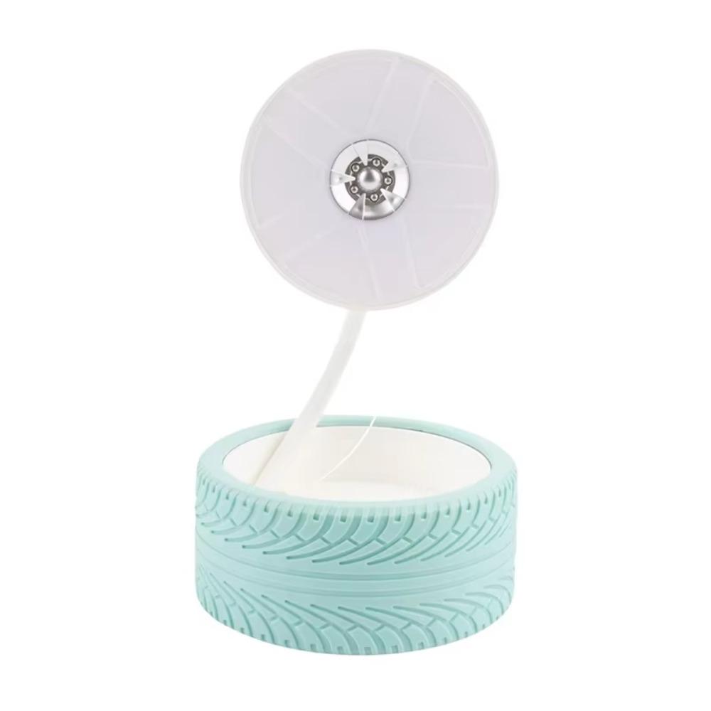 

Foldable Wheel Night Light Portable Eye Protection Car Tire Table Light Wall-mounted Phone Holder LED Desk Lamp Study Room синій