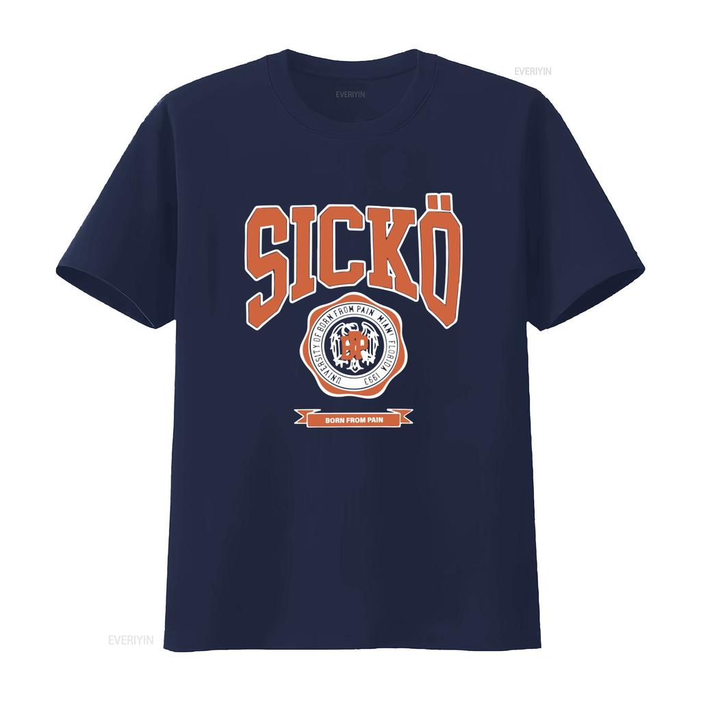 Sicko Born From Pain T Shirt Available In All Colors And Sizes vintage Washed fashion Comfortable Versatile Stretched homme