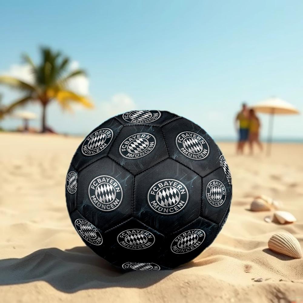 Bayern Monaco Pallone da Calcio Taglia 5 Alta Elasticità Pallone da Calcio Per Competizione All'aperto Allenamento Quotidiano Gioco