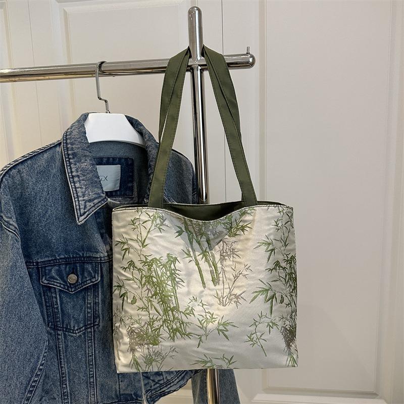 Premium Tote Bag Women's Texture Bag Large Capacity Versatile Holiday Style Shoulder Bag