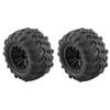 2 Pcs 85mm RC Car Tire 47mm Width 12mm Hex Adapter Rubber Car Replacement Tyres for SCY 16101 16102 1 16 RC Car