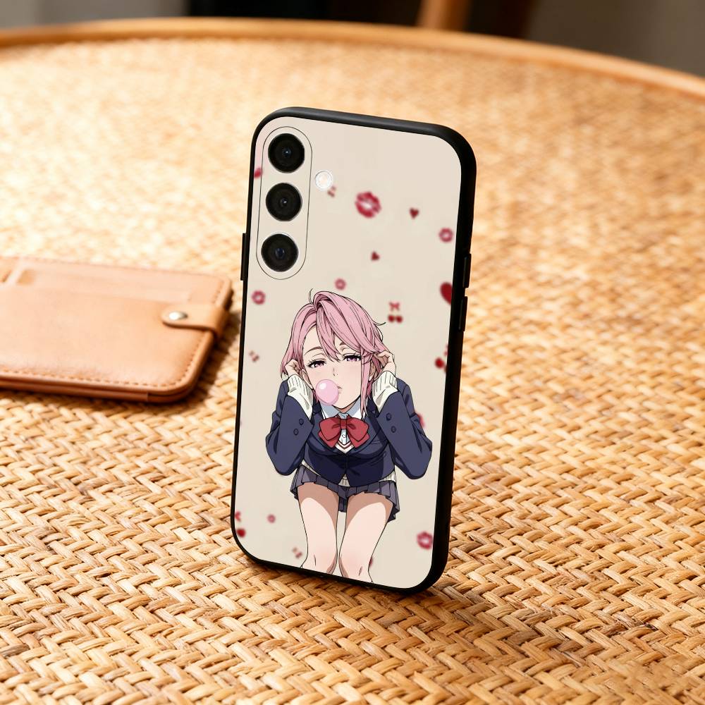 1PC Anime D-Dandadan Phone Case For Samsung A73,72,71,53,52,51,22,91,80, Soft Black Cover