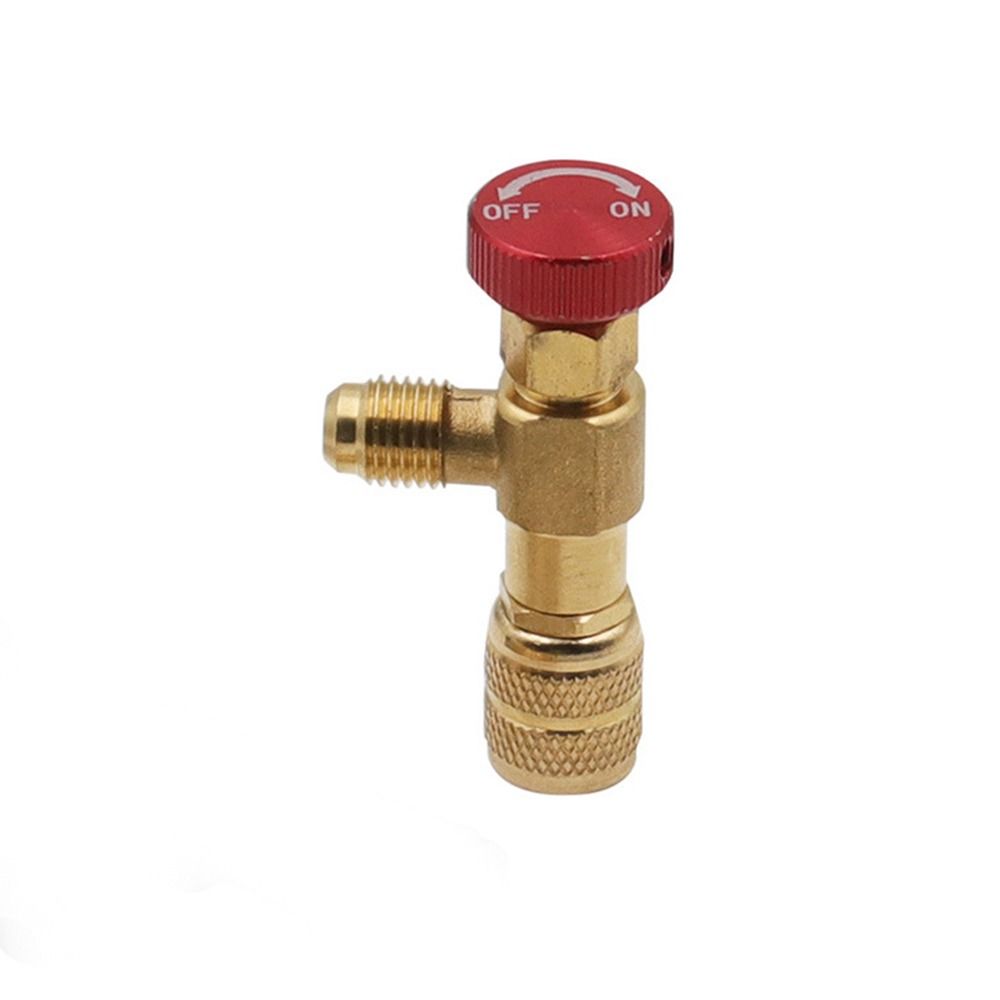 

Air Conditioning Quick Coupler Refrigerant Charging Valve Ball Valve Safety Liquid Adapter S R22 B R410