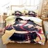 Kawaii Girls Ōokami Mio Bedding Set Single Twin Full Queen King Size Bed Set Aldult Bedroom Duvetcover Sets Bed Sheet Set