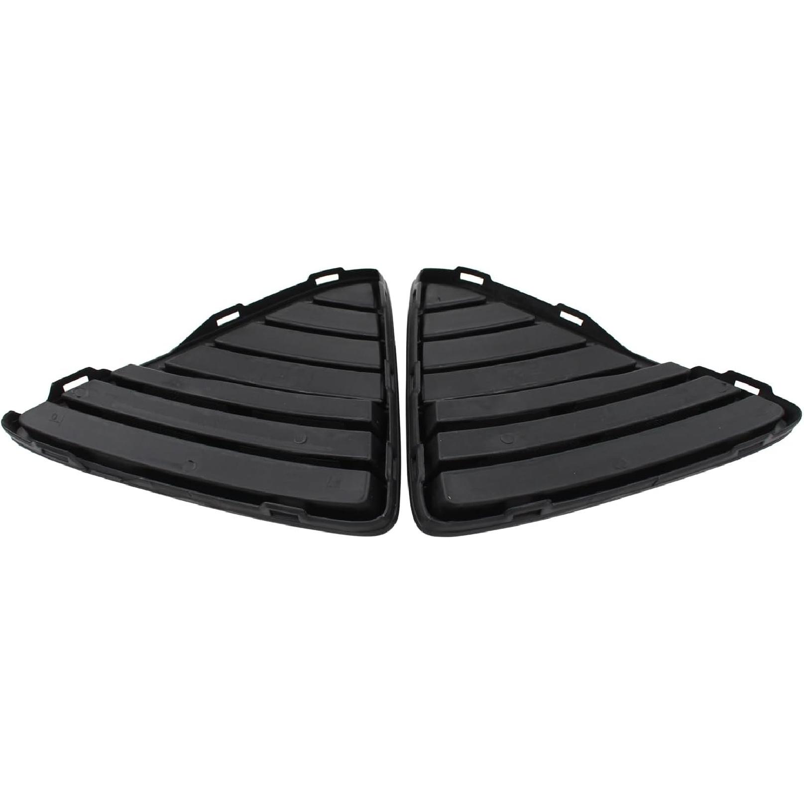 ApplianPar 2Pcs Front Driver and Passenger Bumper Fog Light Grille Cover Trim for Focus 2012 2013 2014