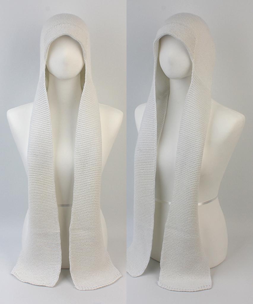 Yunibeosyeolkemiseuteuli Wool Ivory Brim Muffler Beanie