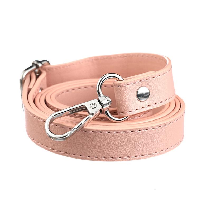 

1Pc 60-130CM Replacement Handbag Belt Long Artificial Leather Adjustable Crossbody Shoulder Bag Strap DIY рожевий